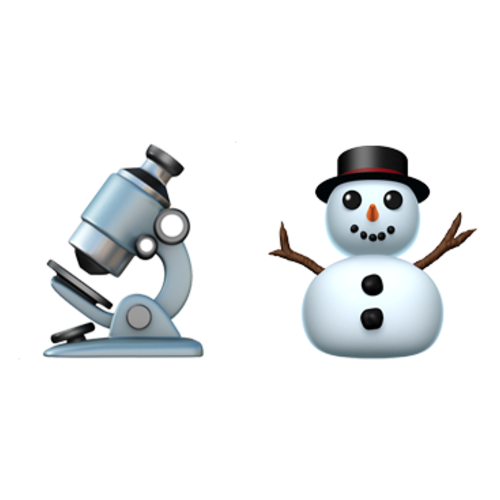 🔬⛄ Emoji Domain iOS rendering